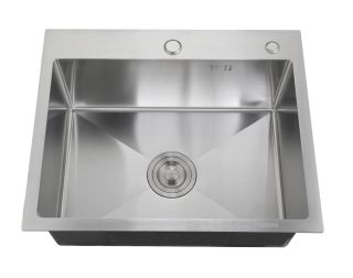 Кухонная мойка РМС MR-6050 с корзиной и дозатором нержавеющая сталь